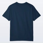 Navy blue XRP t-shirt on a light gray background